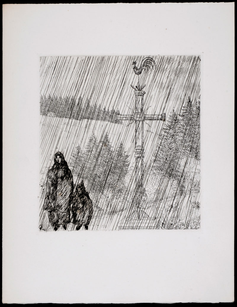 Jean Emile Laboureur - Bretagne : Promenade au calvaire, 1946 - Image 3