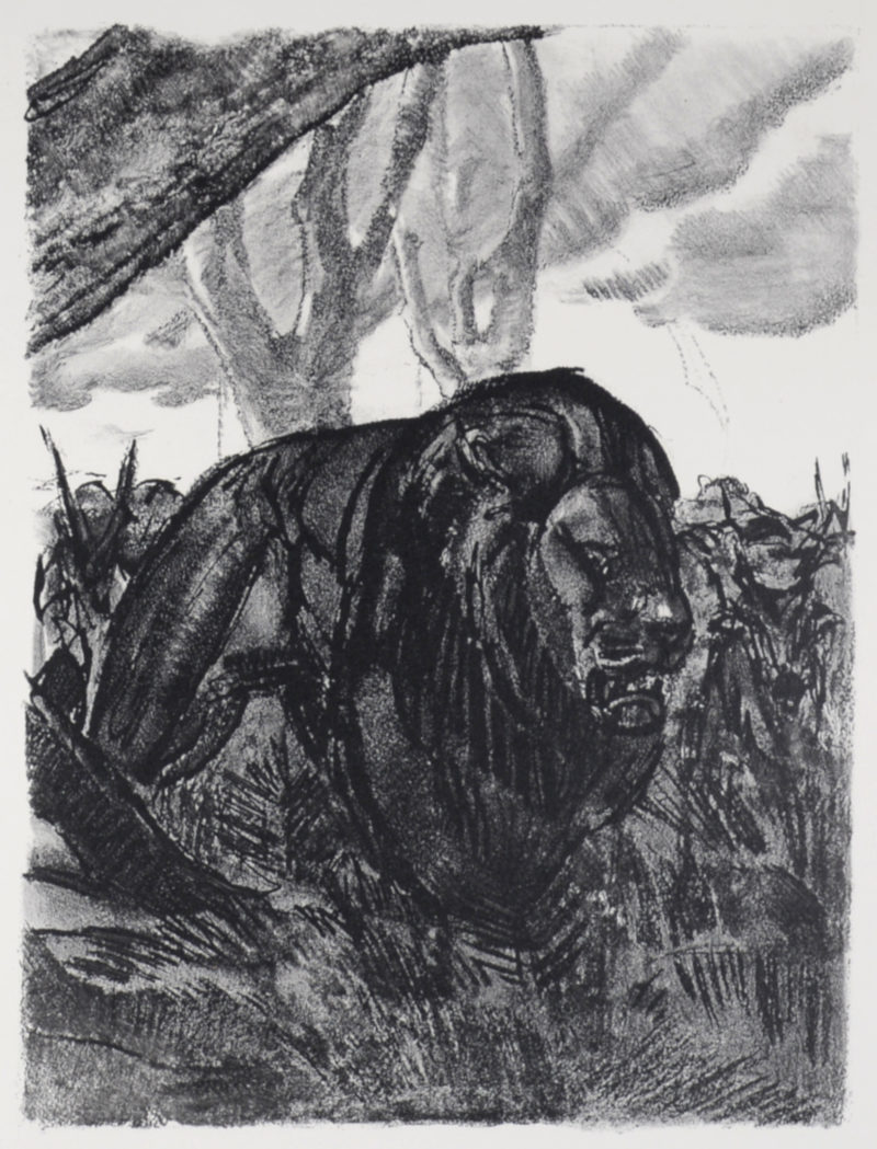 Paul Jouve - Le Lion, 1934. - Image 4