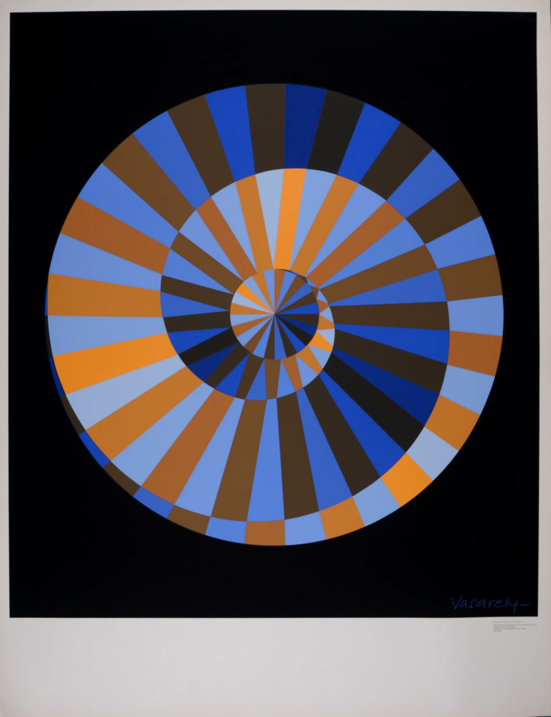 Victor Vasarely - Olympia, 1971 - Grande sérigraphie !