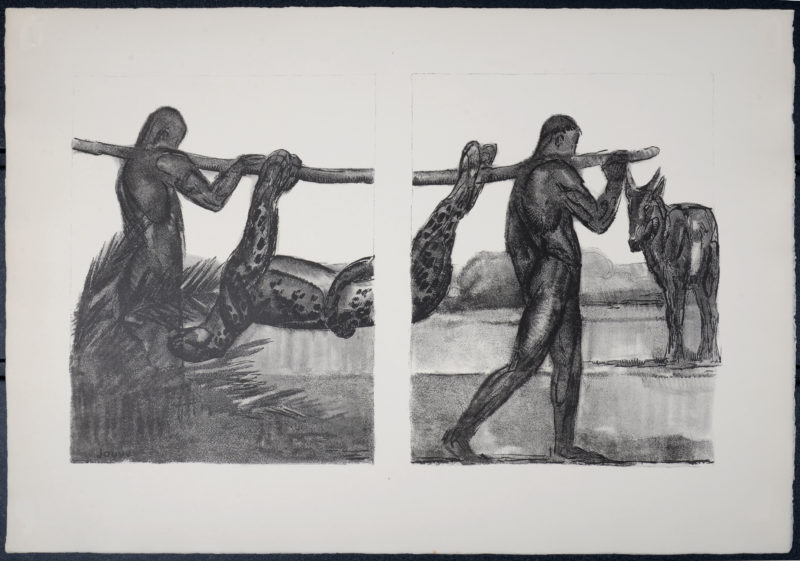 Paul Jouve - La chasse à la panthère, 1934. - Image 3