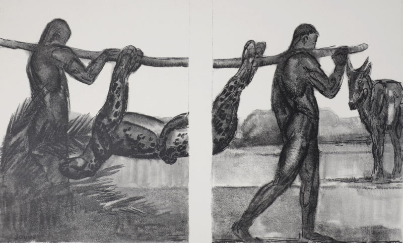 Paul Jouve - La chasse à la panthère, 1934.