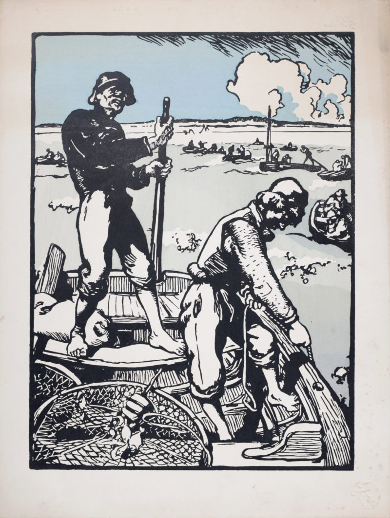 Auguste Lepère - Loups de mer, 1898 - Image 2