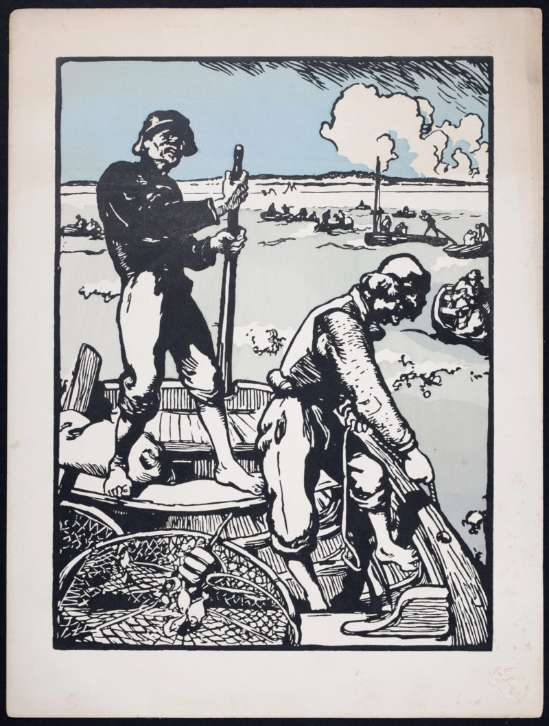 Auguste Lepère - Loups de mer, 1898 - Image 3