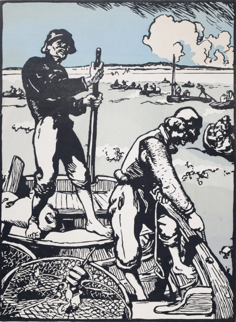 Auguste Lepère - Loups de mer, 1898
