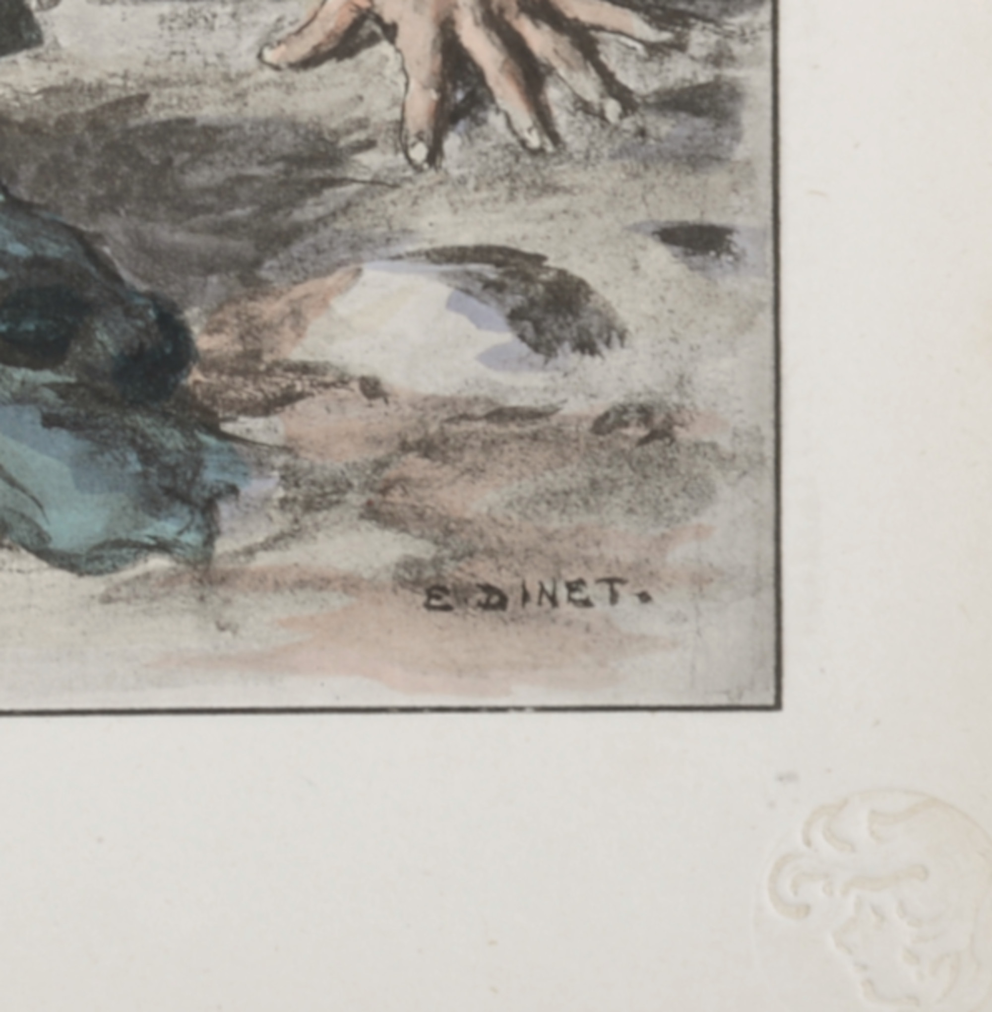 Etienne Dinet - Jeux de Fillettes à Laghouat, 1899 - Image 5