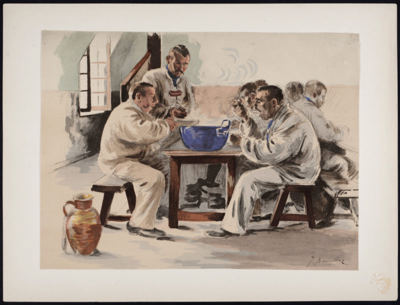 Jacques Baseilhac - La Soupe à la Chambrée, 1899  - Image 3