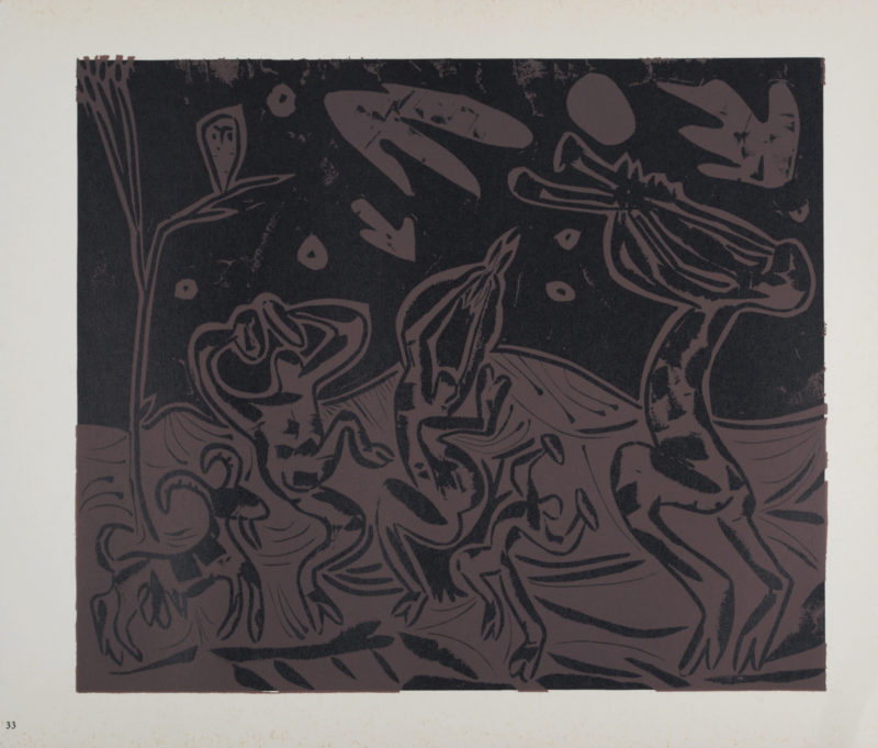 Pablo Picasso (d'après) - Les danseurs au hibou, 1962 – Image 2
