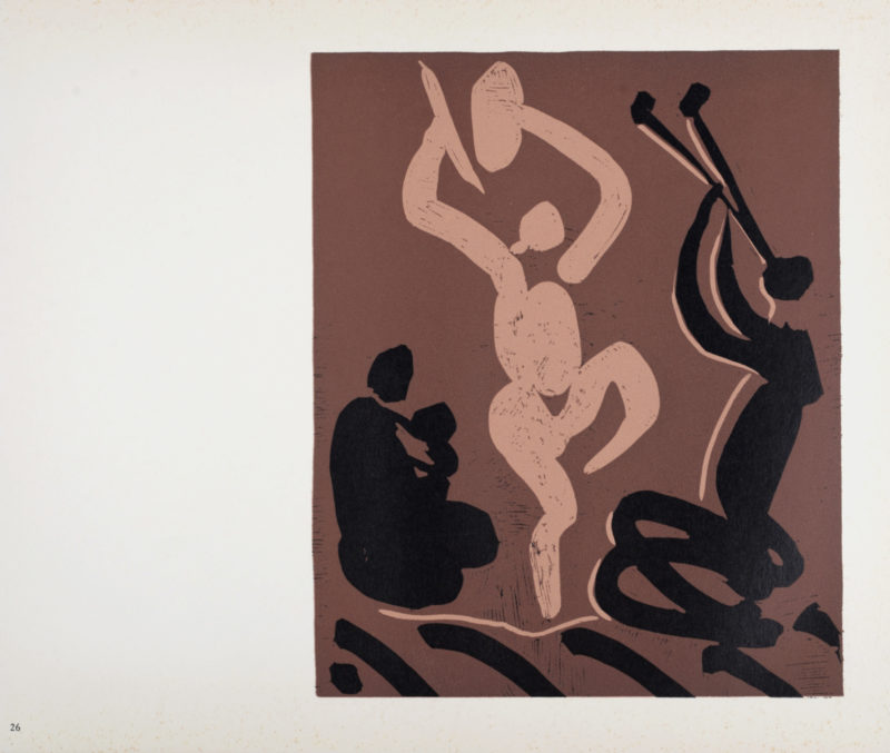 Pablo Picasso (d'après) - Mère, danseur et musicien, 1962 – Image 2