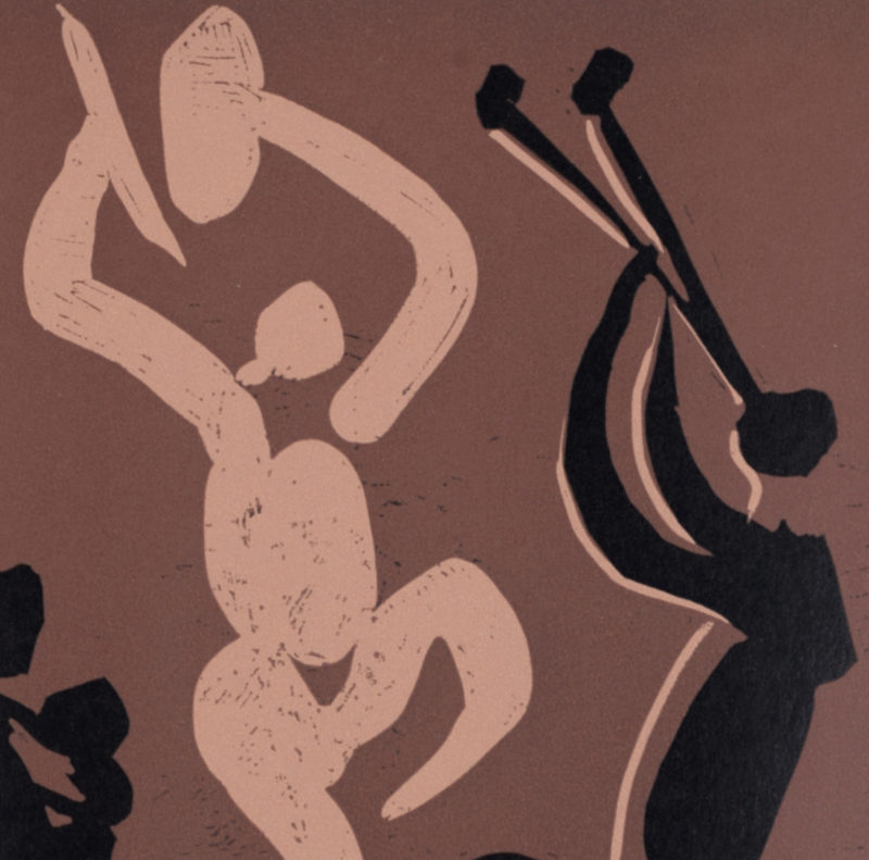 Pablo Picasso (d'après) - Mère, danseur et musicien, 1962 – Image 4