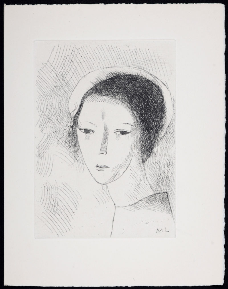 Marie Laurencin - Tête de jeune fille, 1947 – Image 3