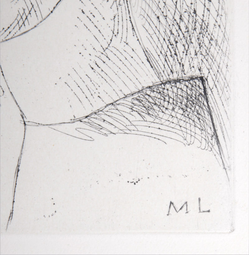 Marie Laurencin - Tête de jeune fille, 1947 – Image 4