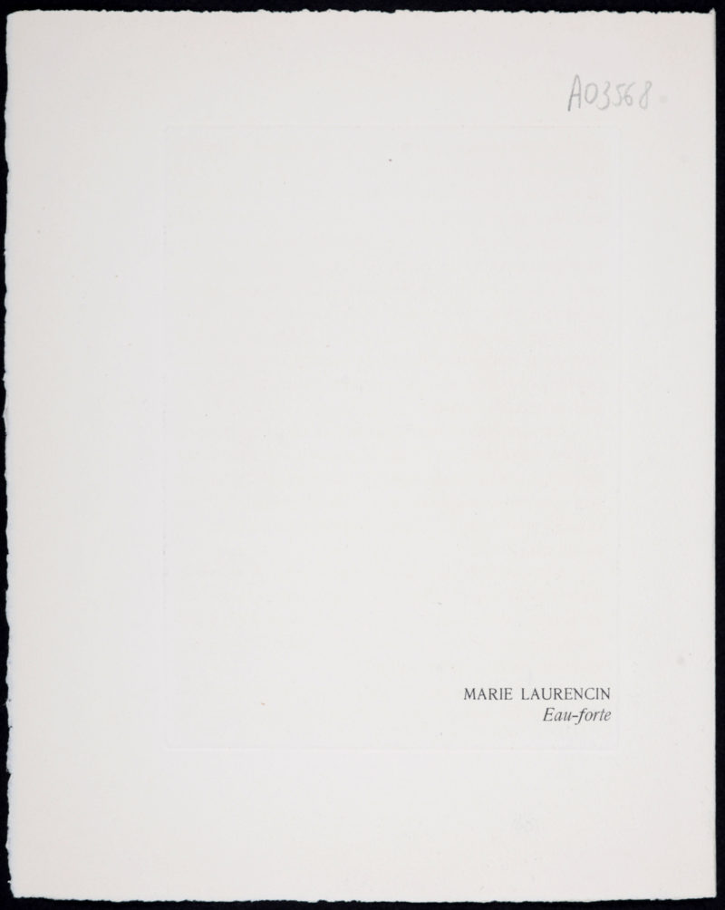 Marie Laurencin - Tête de jeune fille, 1947 – Image 5