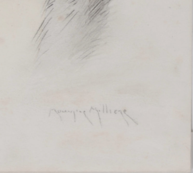 Maurice Milliere - Portrait d'élégante, c. 1920s - Image 4