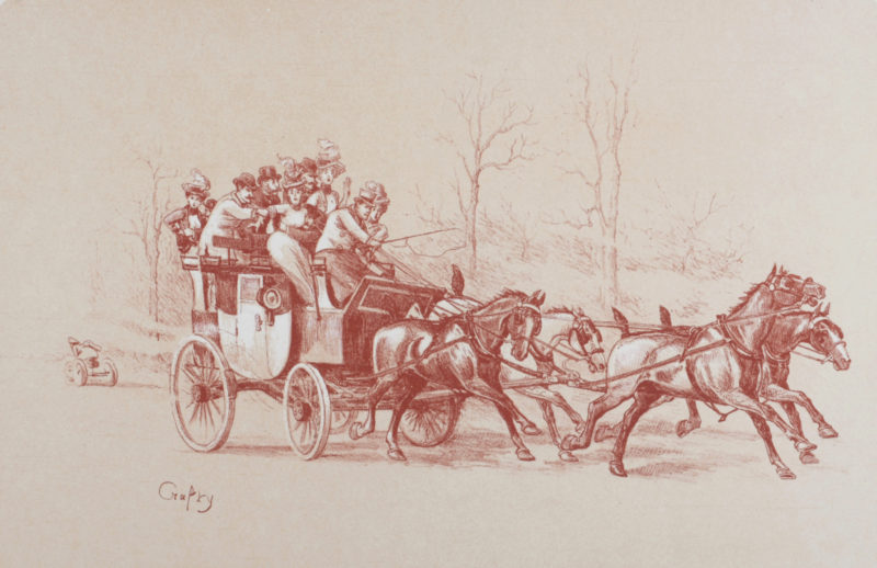 Crafty - Les Maîtres de l'Affiche : Calèche, 1899