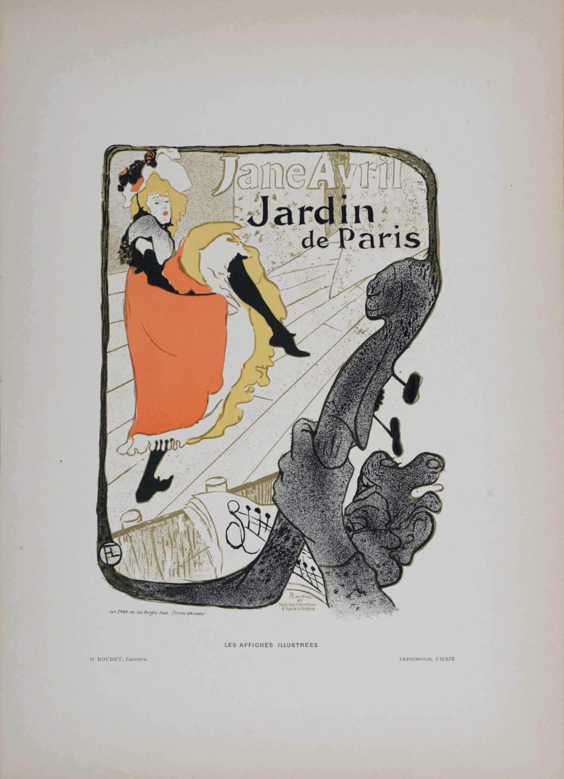 Toulouse Lautrec - Jane Avril, 1896
