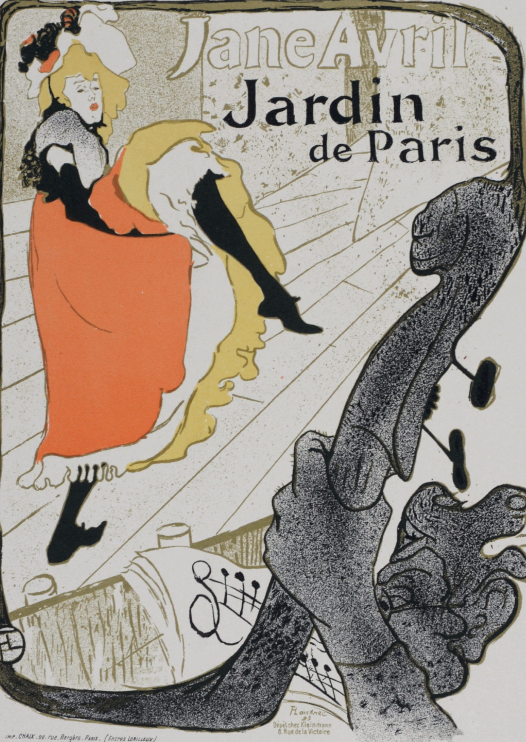 Toulouse Lautrec - Jane Avril, 1896 - Image 3