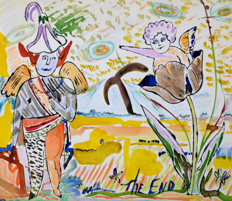 Andy Warhol - In the Bottom of My Garden (H), 1956
