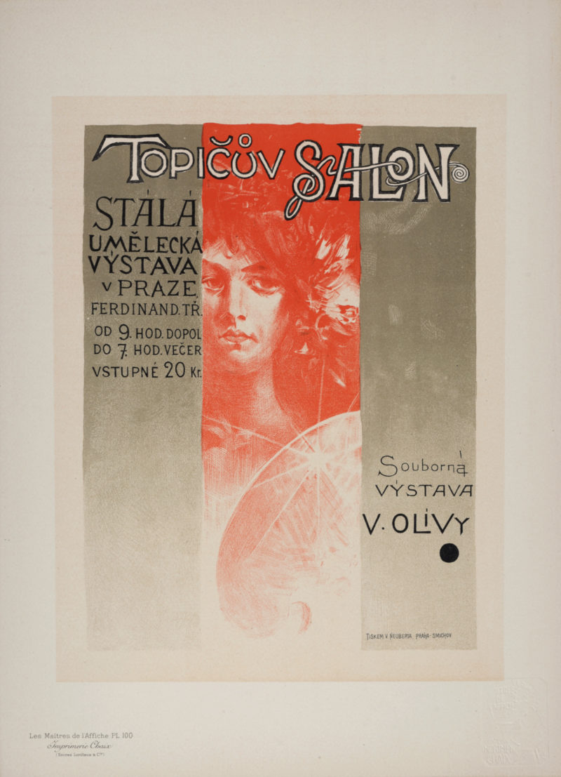 Vaclav Oliva - Les Maîtres de l'Affiche : Topicov Salon, 1898 - Image 2