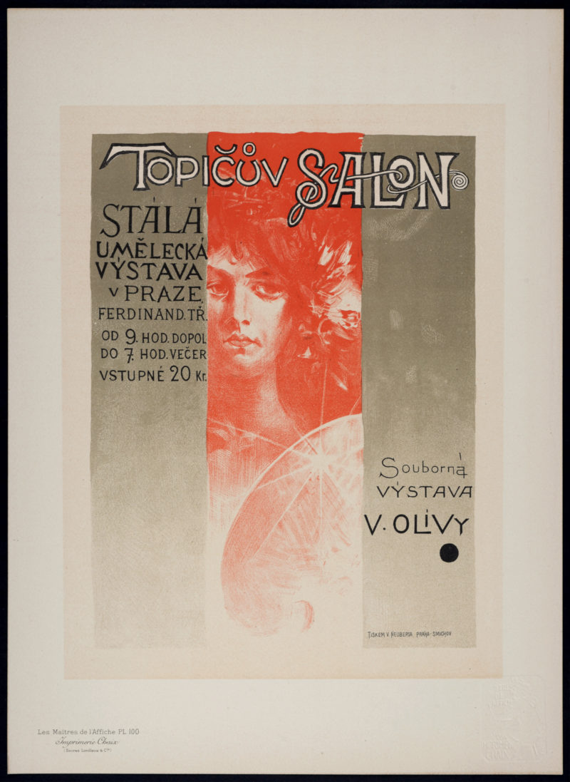 Vaclav Oliva - Les Maîtres de l'Affiche : Topicov Salon, 1898 - Image 3
