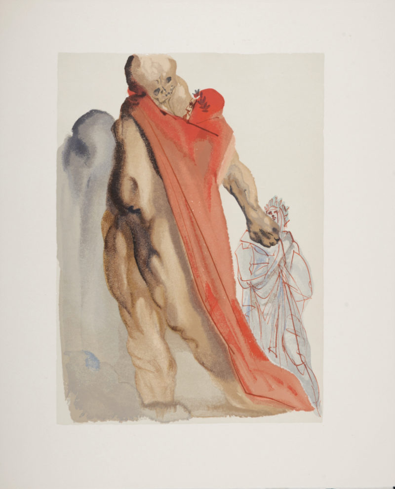 Salvador Dali - Les reproches de Virgile, 1963 - Image 3