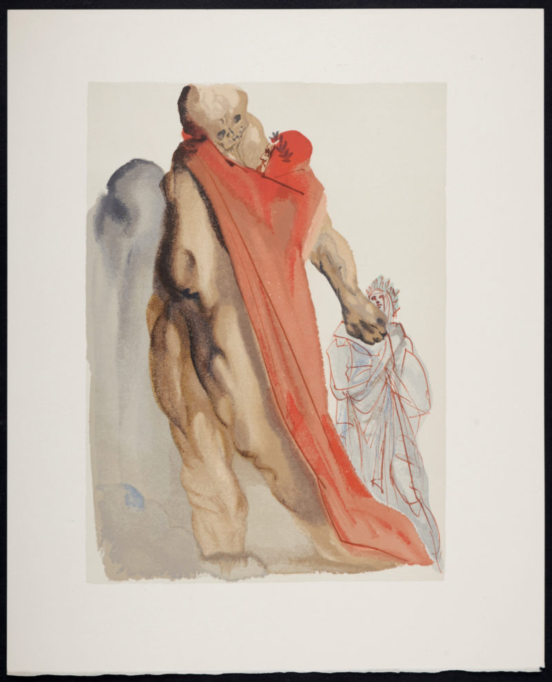 Salvador Dali - Les reproches de Virgile, 1963 - Image 2