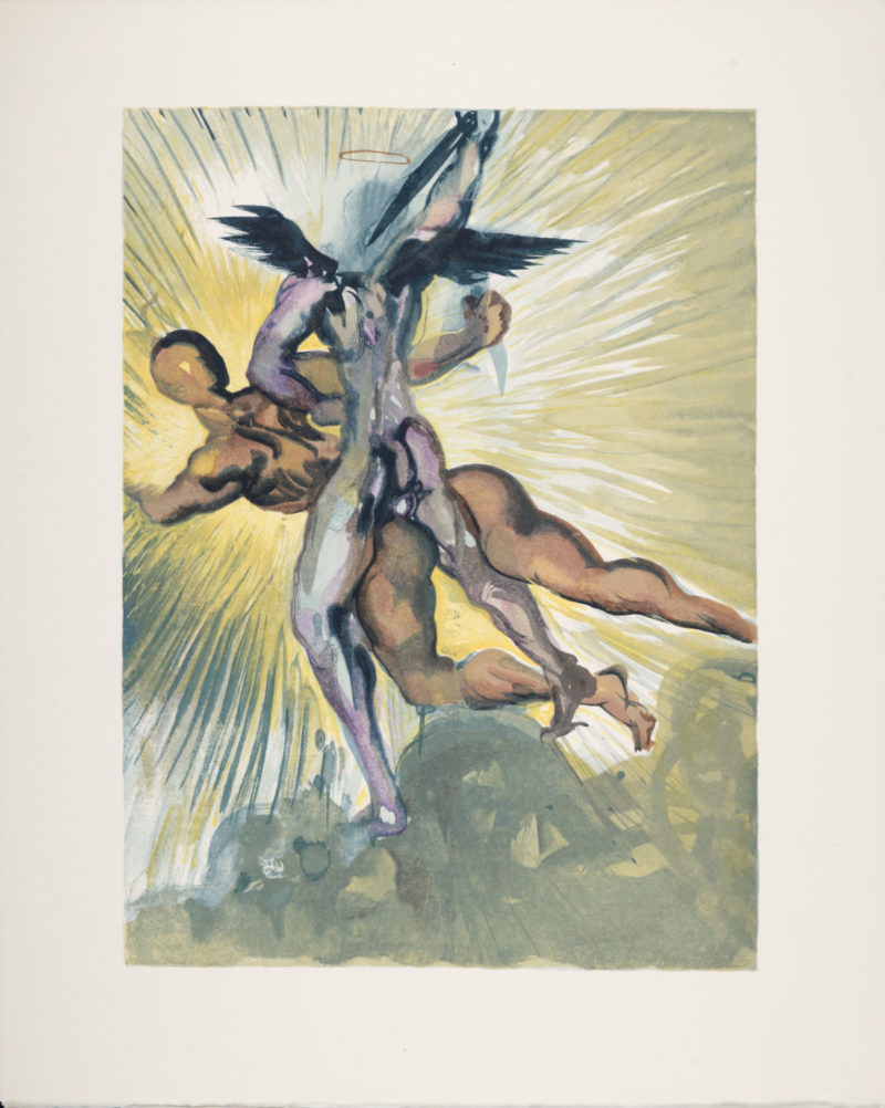 Salvador Dali - Les anges gardiens de la vallée, 1963 - Image 3