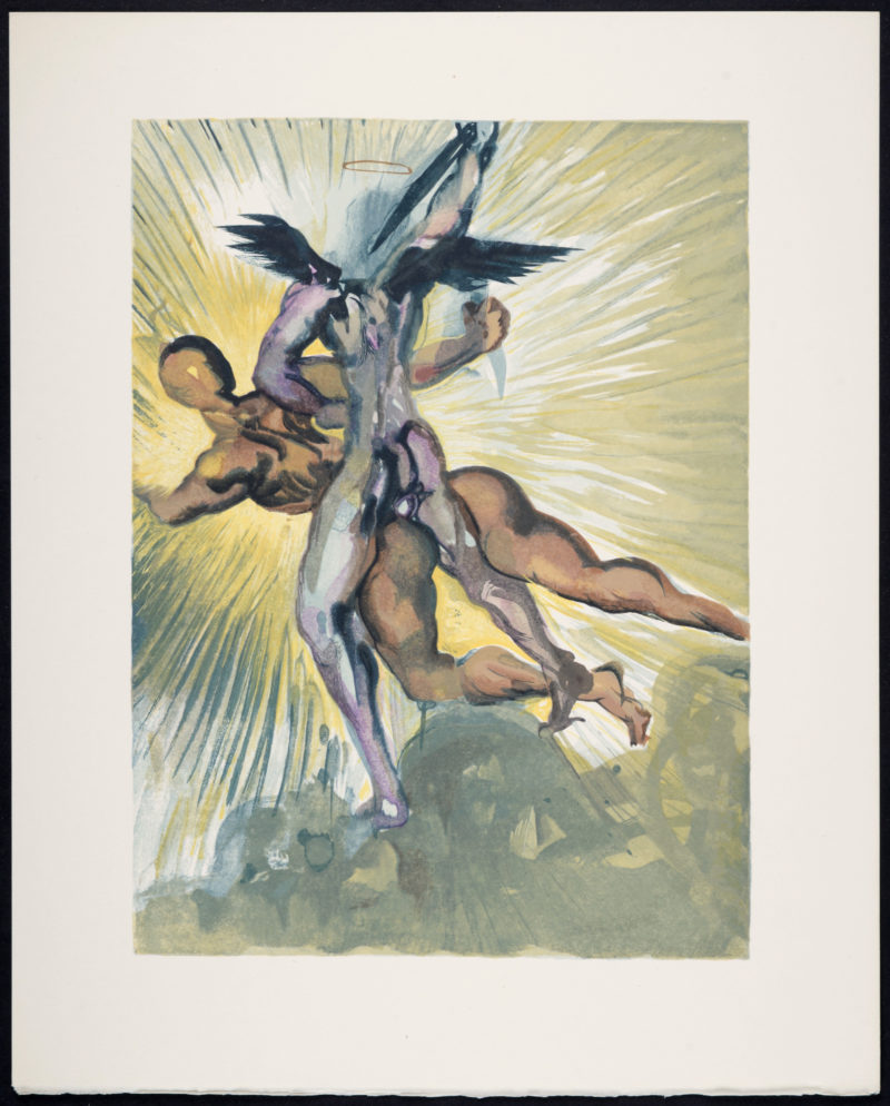 Salvador Dali - Les anges gardiens de la vallée, 1963 - Image 2