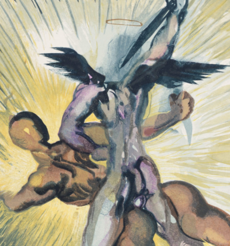 Salvador Dali - Les anges gardiens de la vallée, 1963 - Image 4