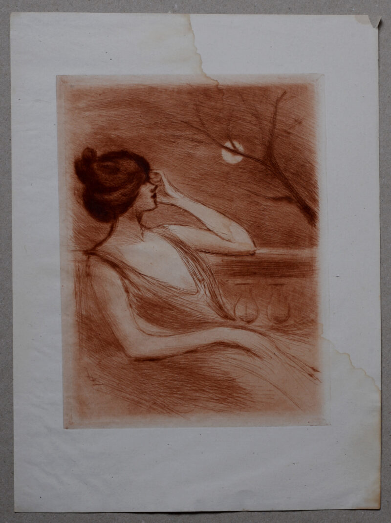 Henri Boutet - Jeune Femme au balcon, 1898 – Image 3