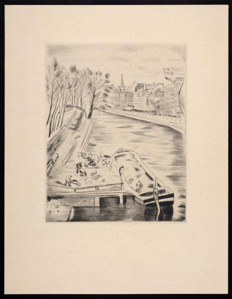 Edmond Céria - Paris, Quais de Orfèvres, 1927 - Image 3