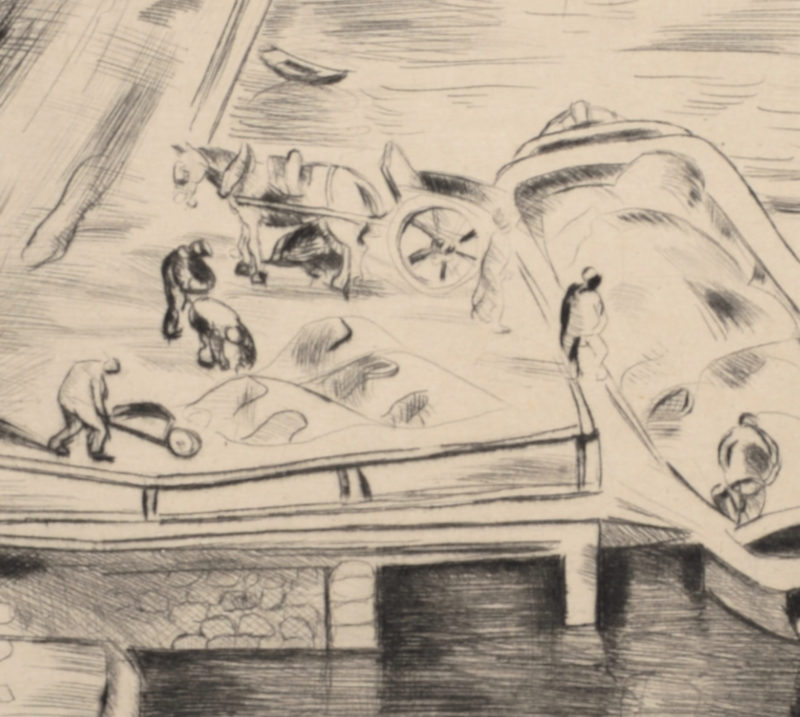 Edmond Céria - Paris, Quais de Orfèvres, 1927 - Image 4