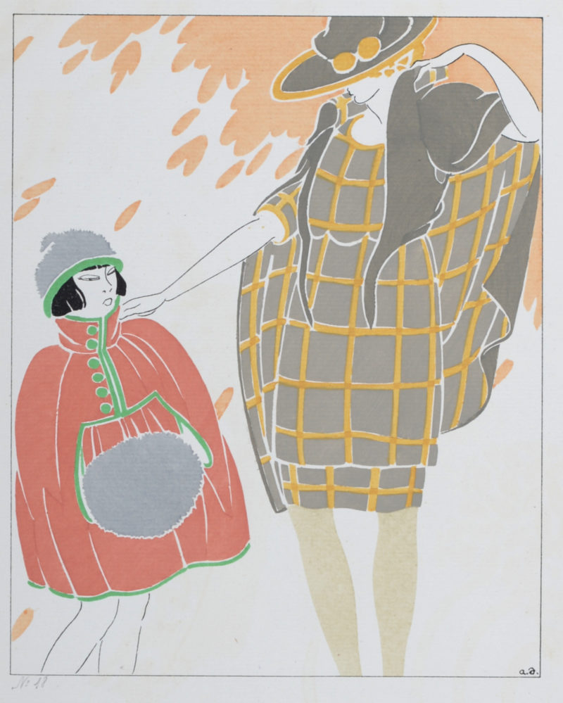 André Domin - Mère et Fille, C. 1920
