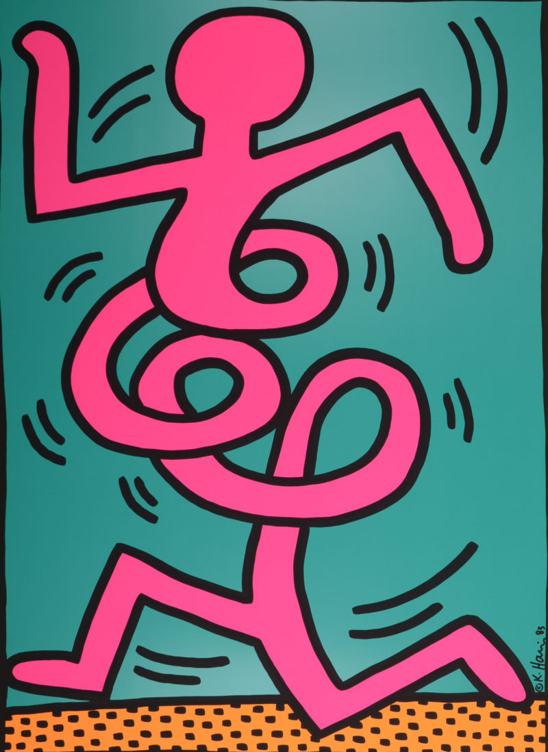Keith Haring - Montreux Jazz Festival (#C), 1983 - Très grand ! – Image 3