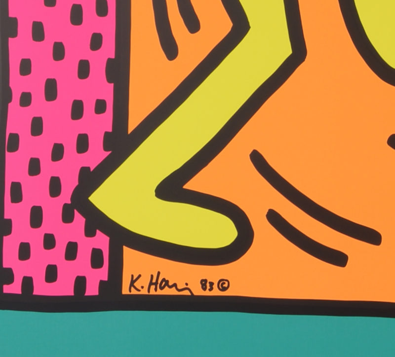 Keith Haring - Montreux Jazz Festival (#B), 1983 - Very large! - Image 4