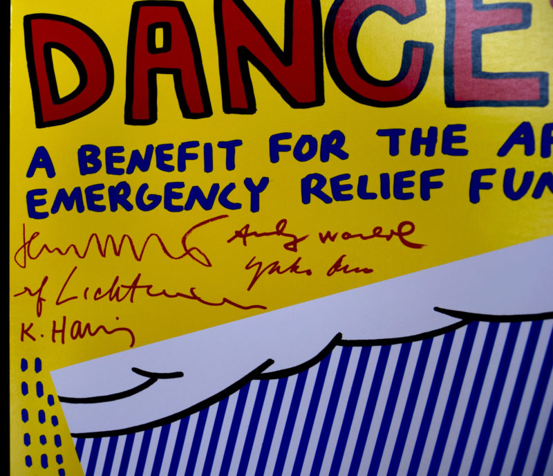 Keith Haring (Warhol, Lichtenstein, Basquiat, Yoko Ono) - Rain Dance, 1985 - Image 4