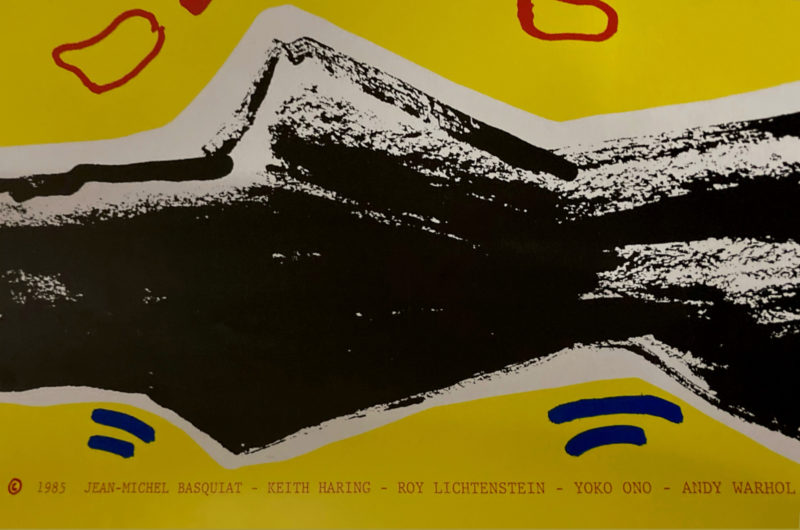 Keith Haring (Warhol, Lichtenstein, Basquiat, Yoko Ono) - Rain Dance, 1985 - Image 5