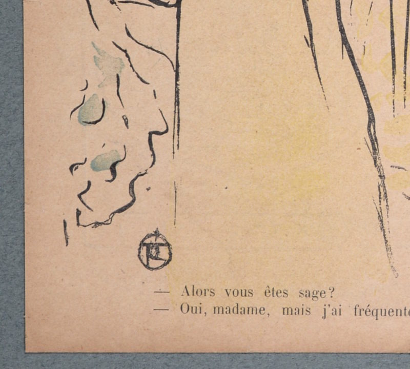 Henri De Toulouse Lautrec - Le Rire : Alors vous êtes sage ?, 1897 - Image 4
