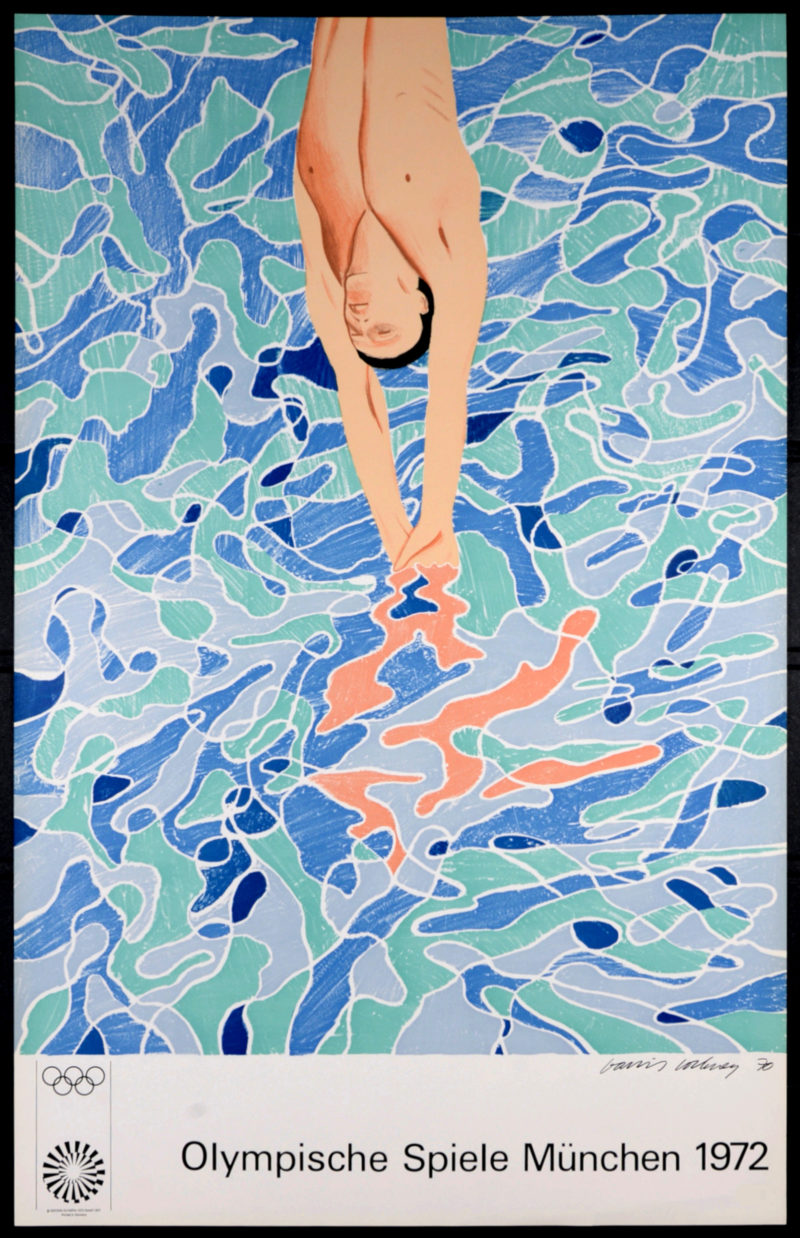 David Hockney - The Diver, Olympische Spiele München, 1972 – Image 3