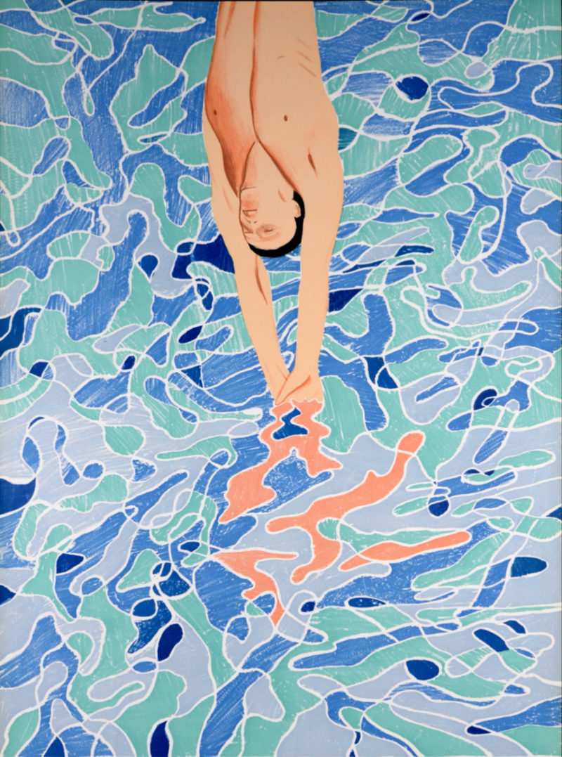 David Hockney - The Diver, Olympische Spiele München, 1972