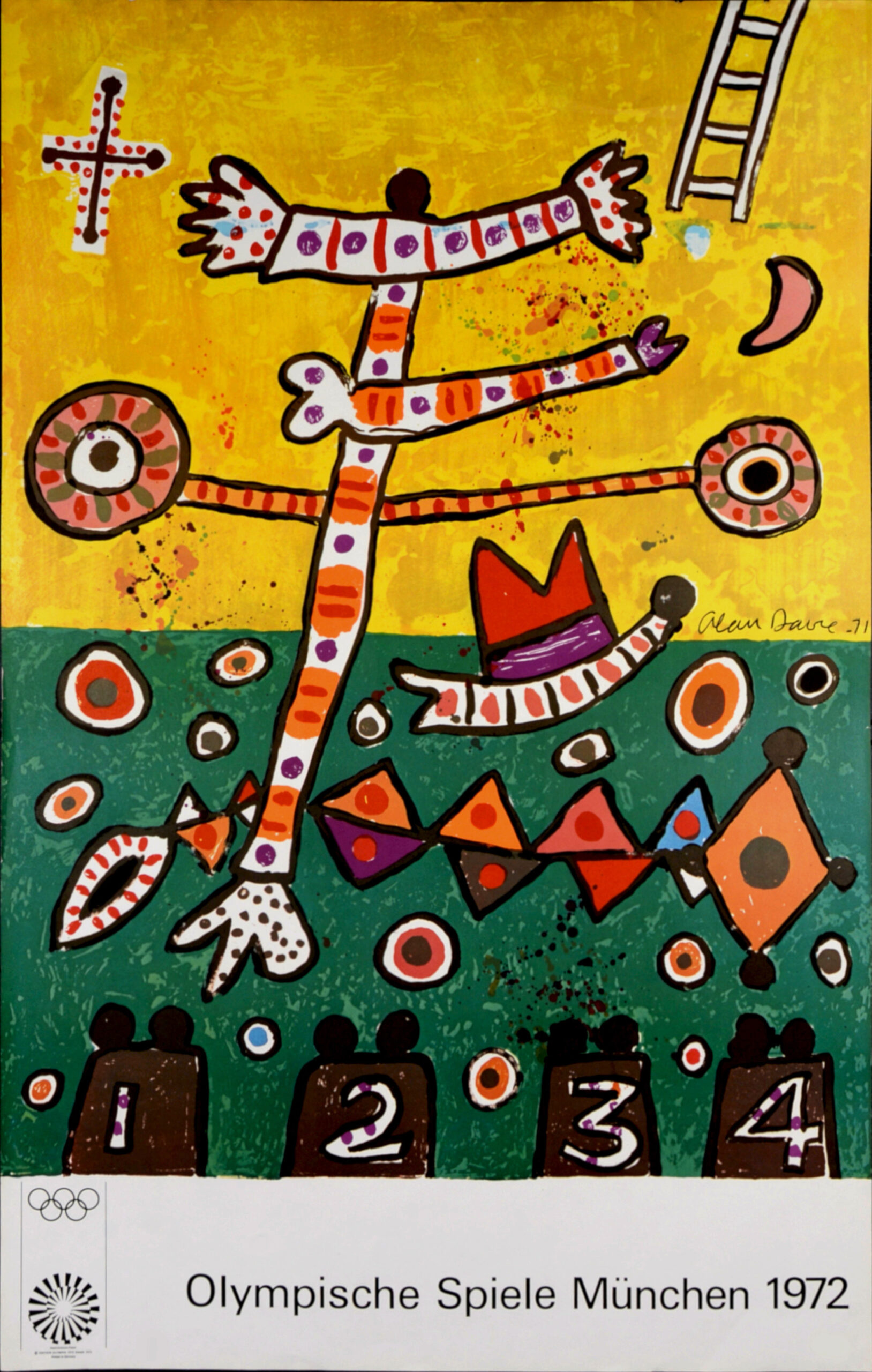 Alan Davie - Olympische Spiele München, 1972