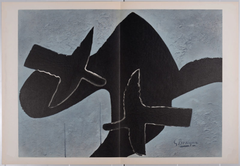 Georges Braque - Oiseaux sur fond noir, 1958 – Image 3
