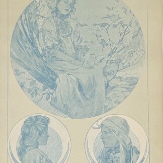 Mucha Figures Decoratives, 1902 lithograph