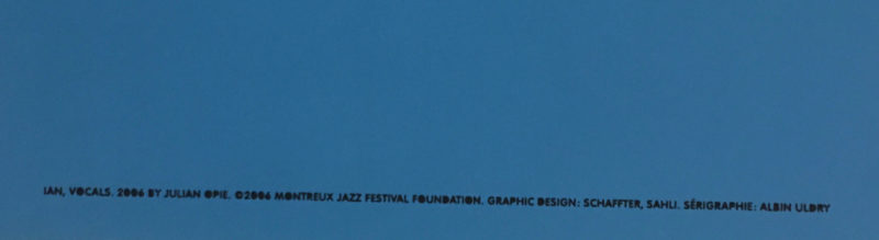 Julian Opie - Montreux Jazz Festival, 2006 - Image 6