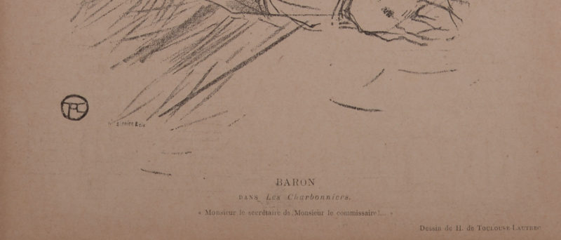 Henri De Toulouse Lautrec - Le Rire : Baron dans le Charbonniers, 1897 - Image 4
