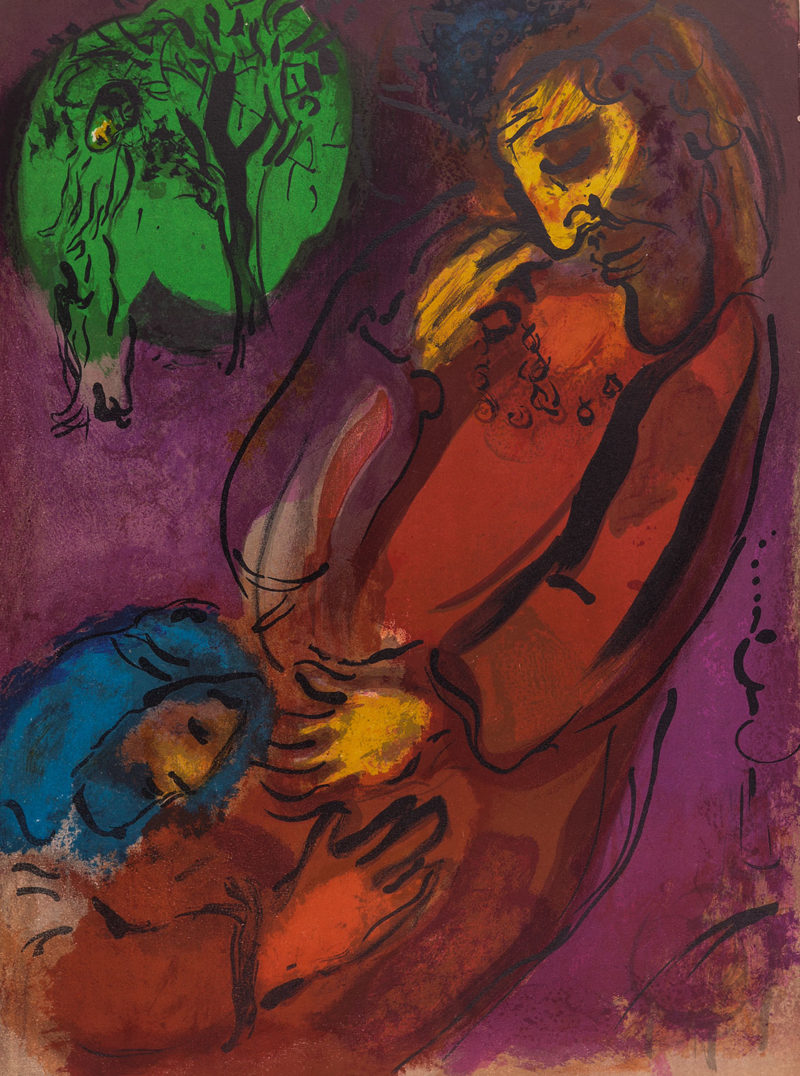 Marc Chagall - La Bible : David et Absalom, 1956 - Image 3