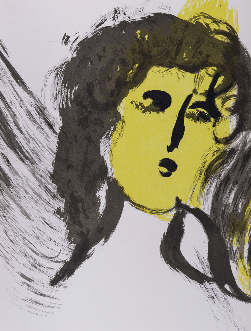 Marc Chagall - La Bible : Ange, 1956