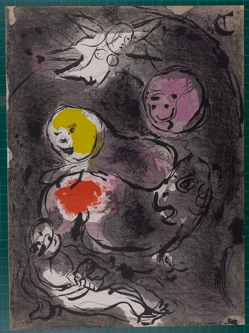 Marc Chagall - La Bible : Le Prophète Daniel avec les lions, 1956 - Image 2