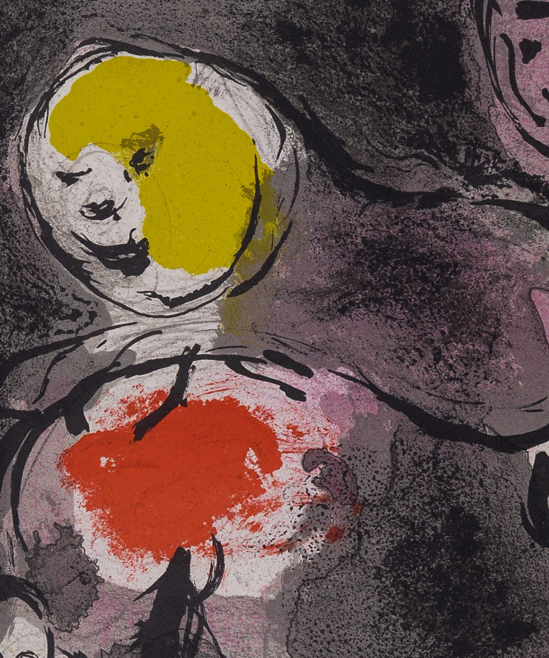 Marc Chagall - La Bible : Le Prophète Daniel avec les lions, 1956 - Image 4