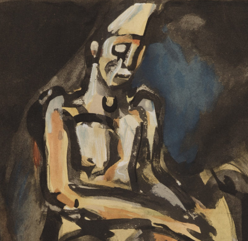 Georges Rouault (d'après) - Le Clown Musicien (1938), 1959 – Image 4