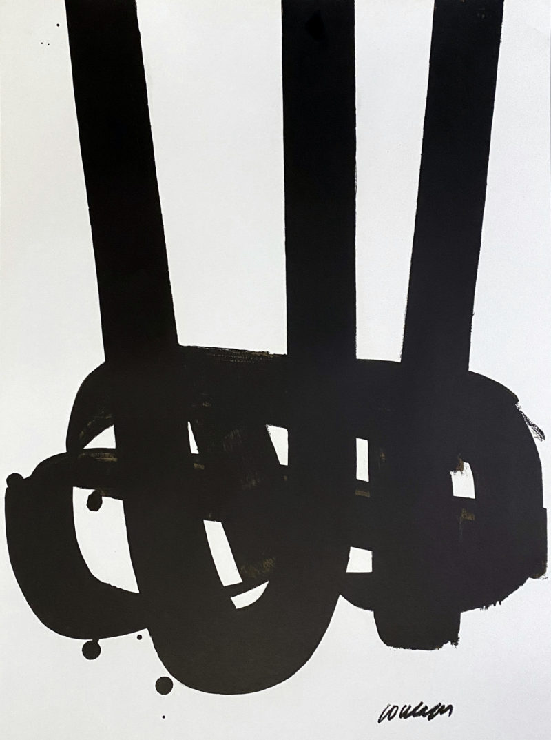Pierre SOULAGES - Lithographie n°29, 1972 (édition limitée Mourlot)